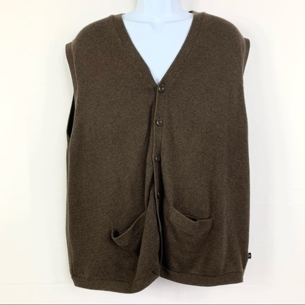 Chaps Men’s Shirt Brown Sleeveless Sz XXL